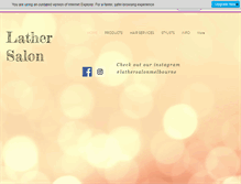 Tablet Screenshot of lathersalon.net